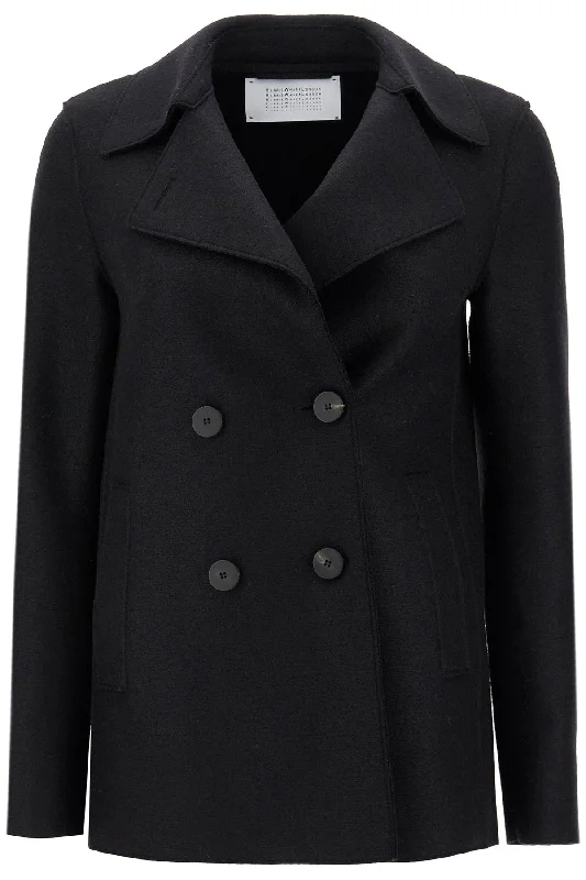 Harris Wharf London Women's Double-Breasted Wool Pressed CabanCashmere Jackets