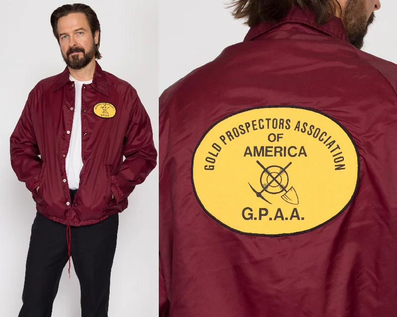 Large 80s Gold Prospectors Association Of America JacketBranded Jackets