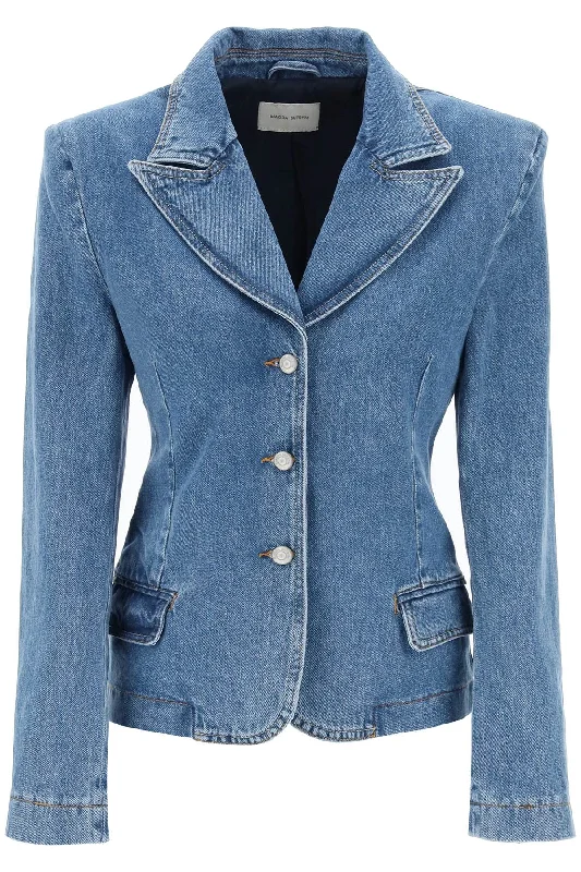 Magda Butrym Women's Single-Breasted Jacket In blueBlazers