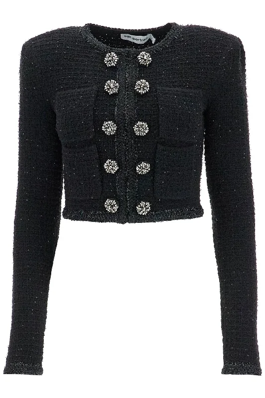 Self Portrait Women's Short Jacket With SequinsStatement Jackets