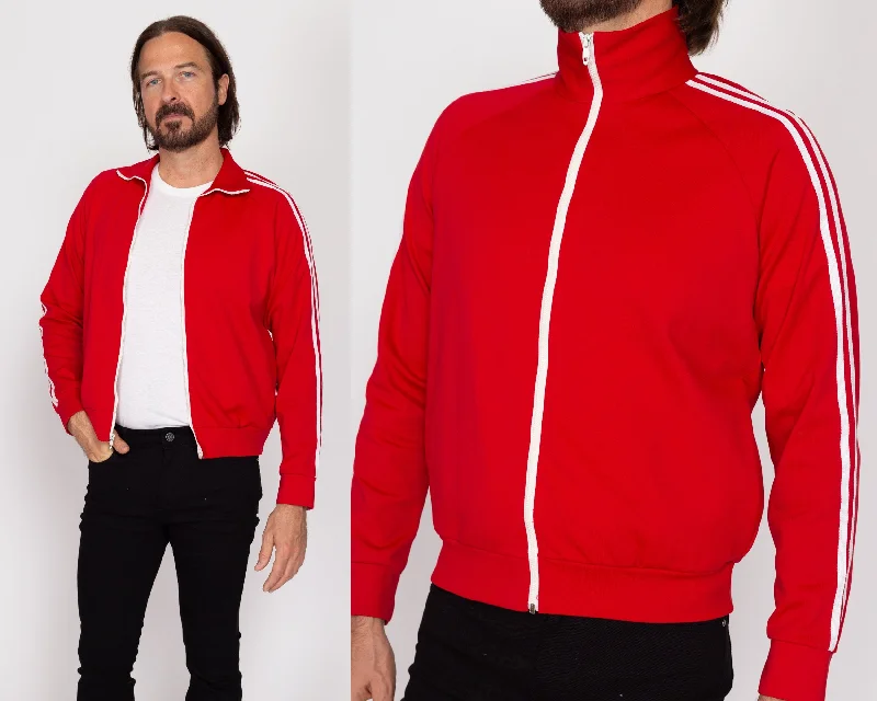 Sm-Med 80s Red Striped Track JacketTasseled Jackets