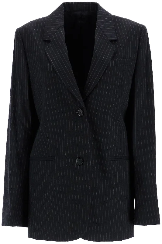 Toteme Women's Single-Breasted PinstWinter Jackets