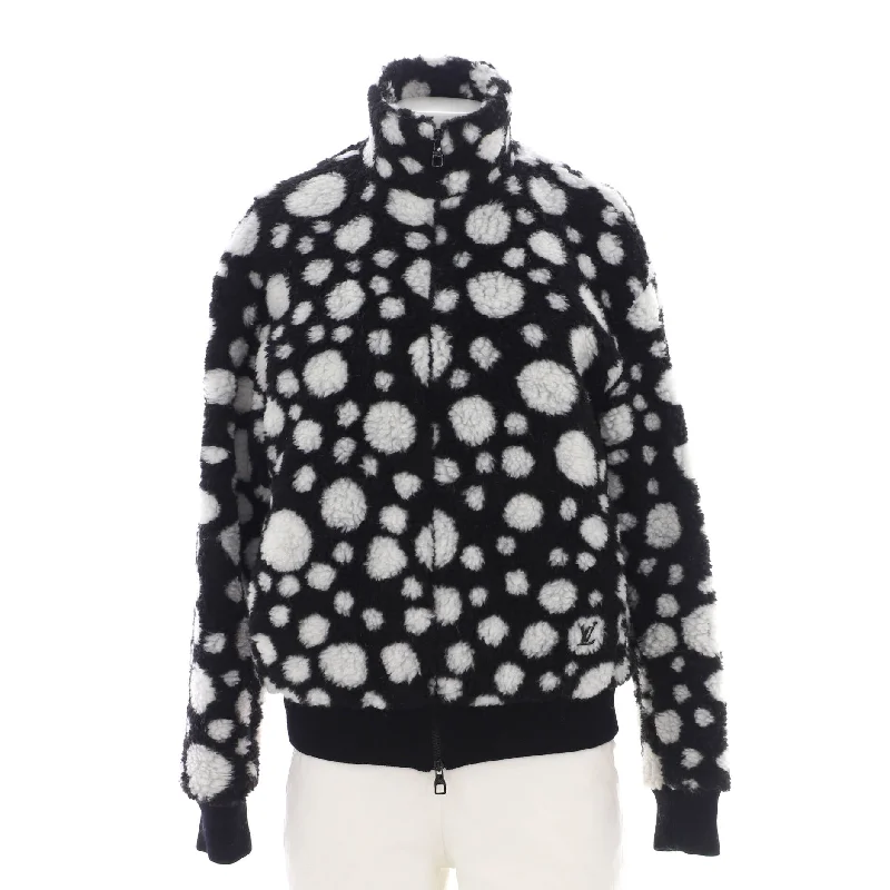 Women's Zip Blouson Jacket Yayoi Kusama Infinity Dots FleeceStudded Jackets