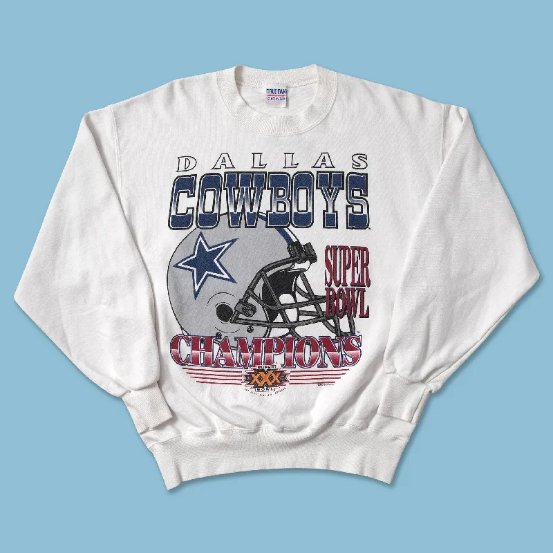 Ribbed Cuff Knit Tops1996 Dallas Cowboys Super Bowl Sweater Small