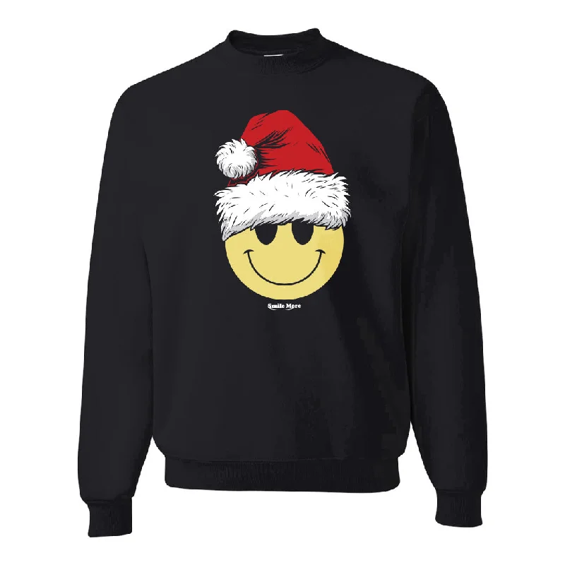 Embellished Knit Tops2024 Smile More Holiday Sweater