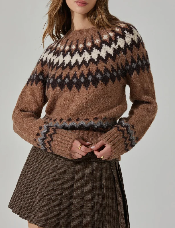 Bamboo Knit TopsFeyre Sweater, Brown