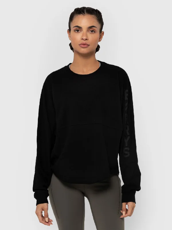 Angora Knit TopsBARRY'S BLACK JERSEY LS TEE