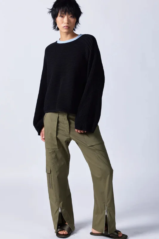 Layered Knit Topsdref by d - DD0363 Limber Sweater