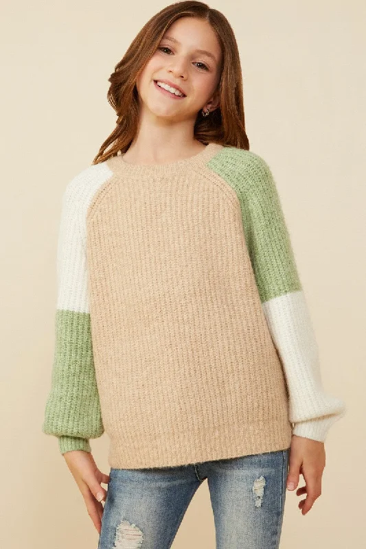 Crewneck Knit TopsGirls In The Mountains Sweater