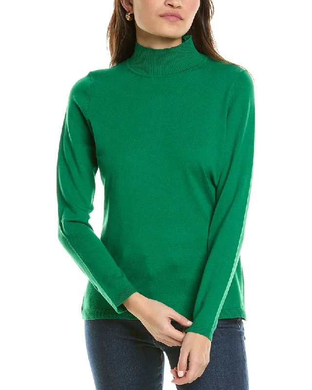 Hunting Knit TopsJones New York Mock Neck Sweater