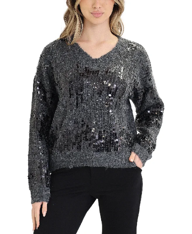 Bamboo Knit TopsSequin Sweater