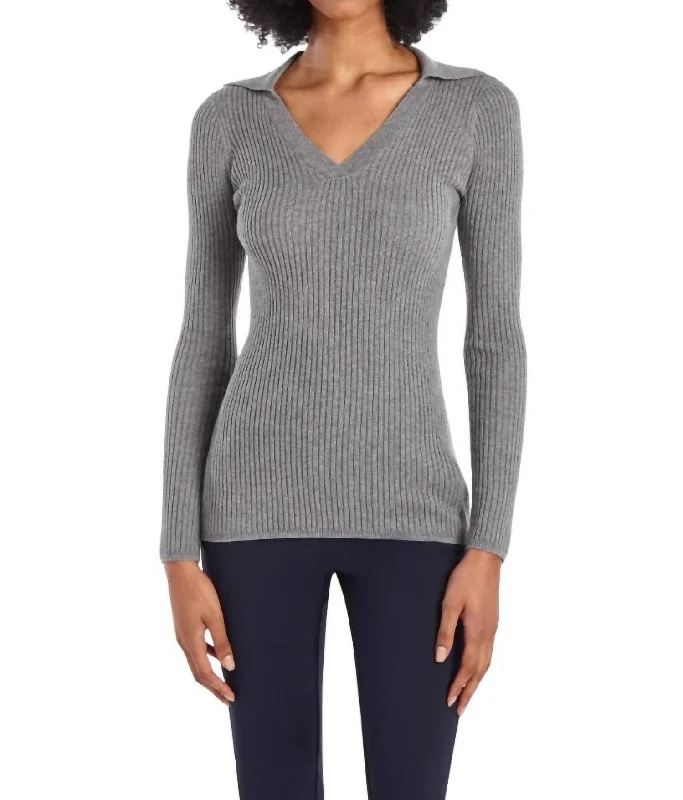 Bamboo Knit TopsSierra Sweater In Flannel