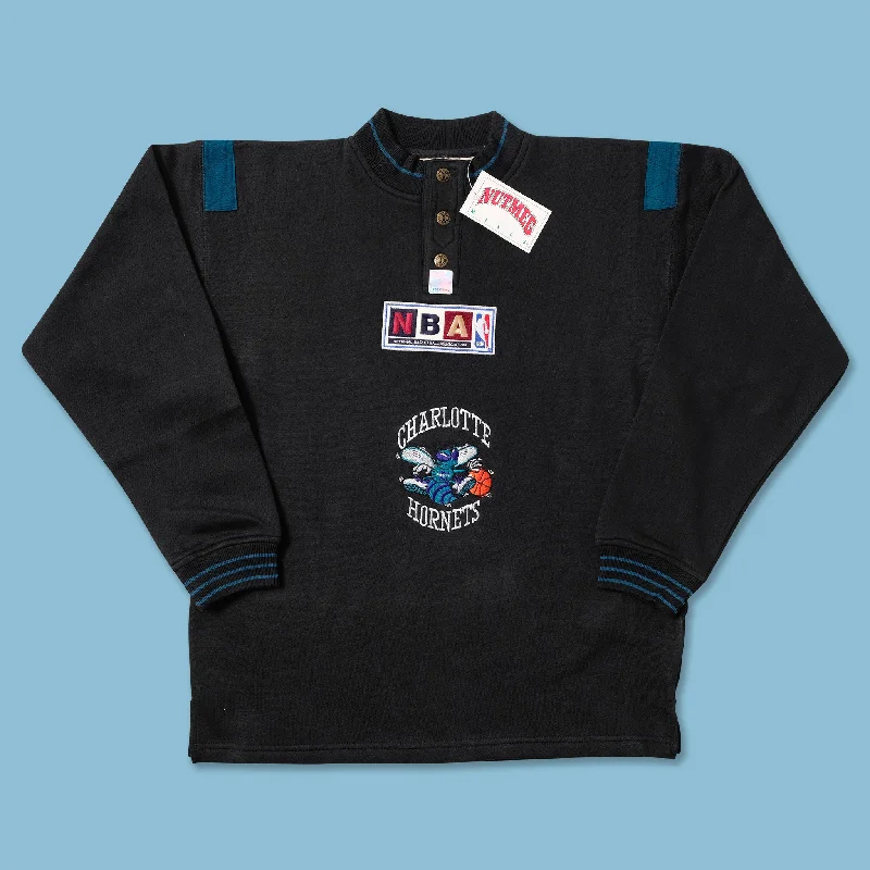 Boat Neck Knit TopsVintage Charlotte Hornets Sweater