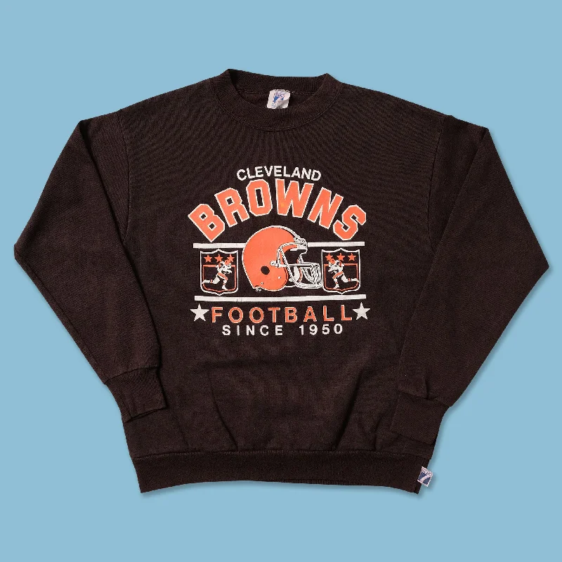 Leather-Paneled Knit TopsVintage Cleveland Browns Sweater Small