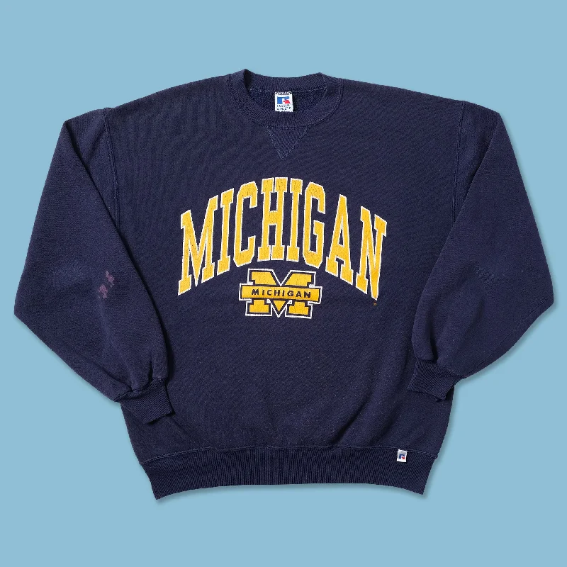 Skateboard Knit TopsVintage Russell Athletic Michigan Wolverines Sweater Large