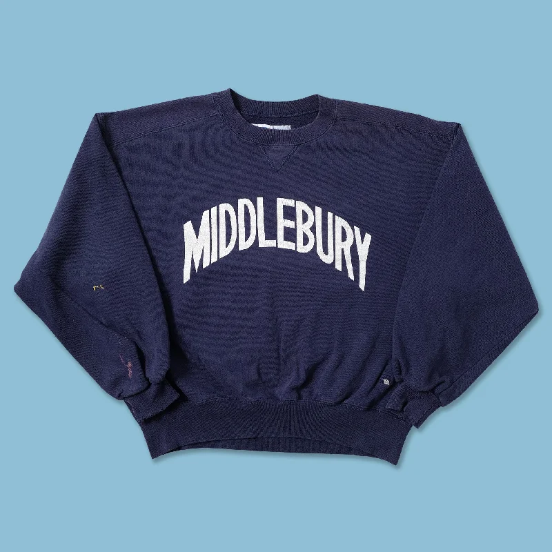 Asymmetrical Knit TopsVintage Russell Athletic Middlebury Sweater Medium