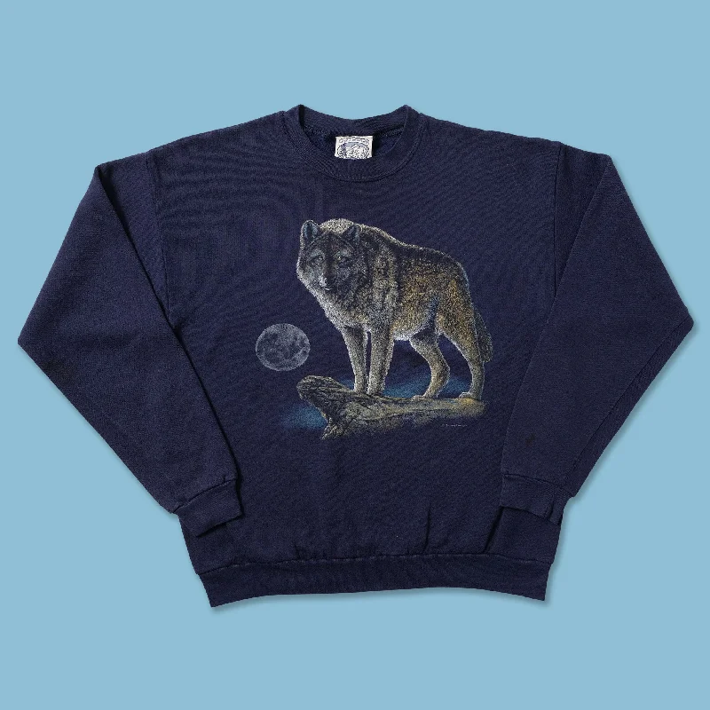 Outdoor Knit TopsVintage Wolf Sweater Small