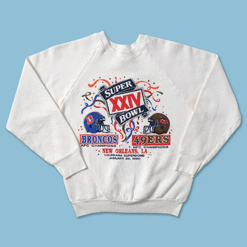 Streetwear Knit TopsWomen's 1990 Super Bowl Sweater XSmall